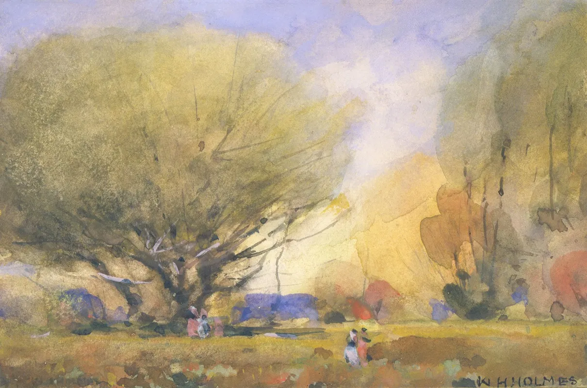 Summer Scene by William Henry Holmes - Canvas Print