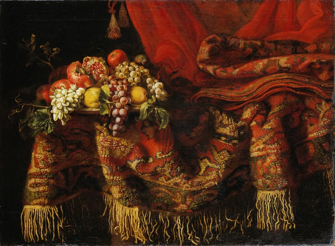 Sumptuous Still Life With Fruit by Balthasar van der Ast - Canvas Print
