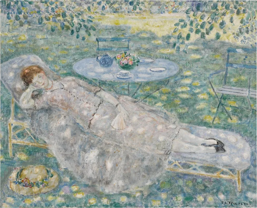 Sun Spots 2 by Frederick Carl Frieseke - Canvas Print