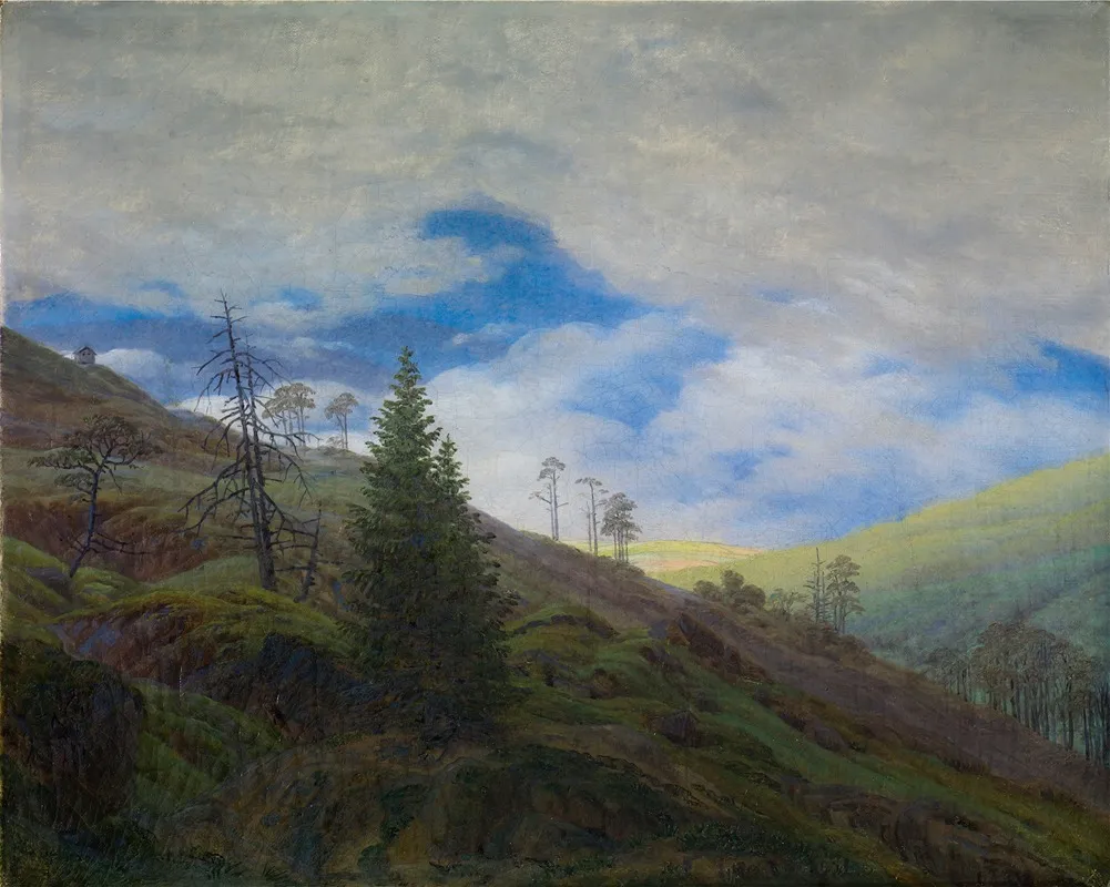 Sunburst In The Riesengebirge by Caspar David Friedrich - Canvas Print