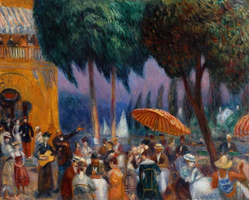 Sunday On The Marne by William James Glackens - Canvas Print