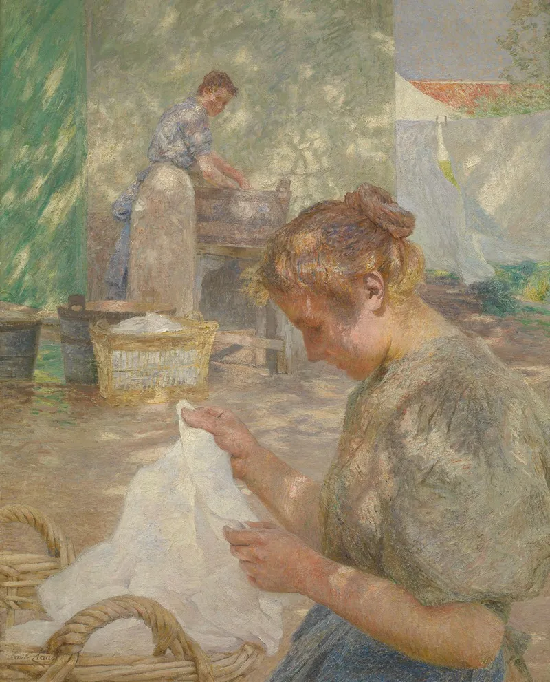 Sunny Day 4 by Emile Claus - Canvas Print