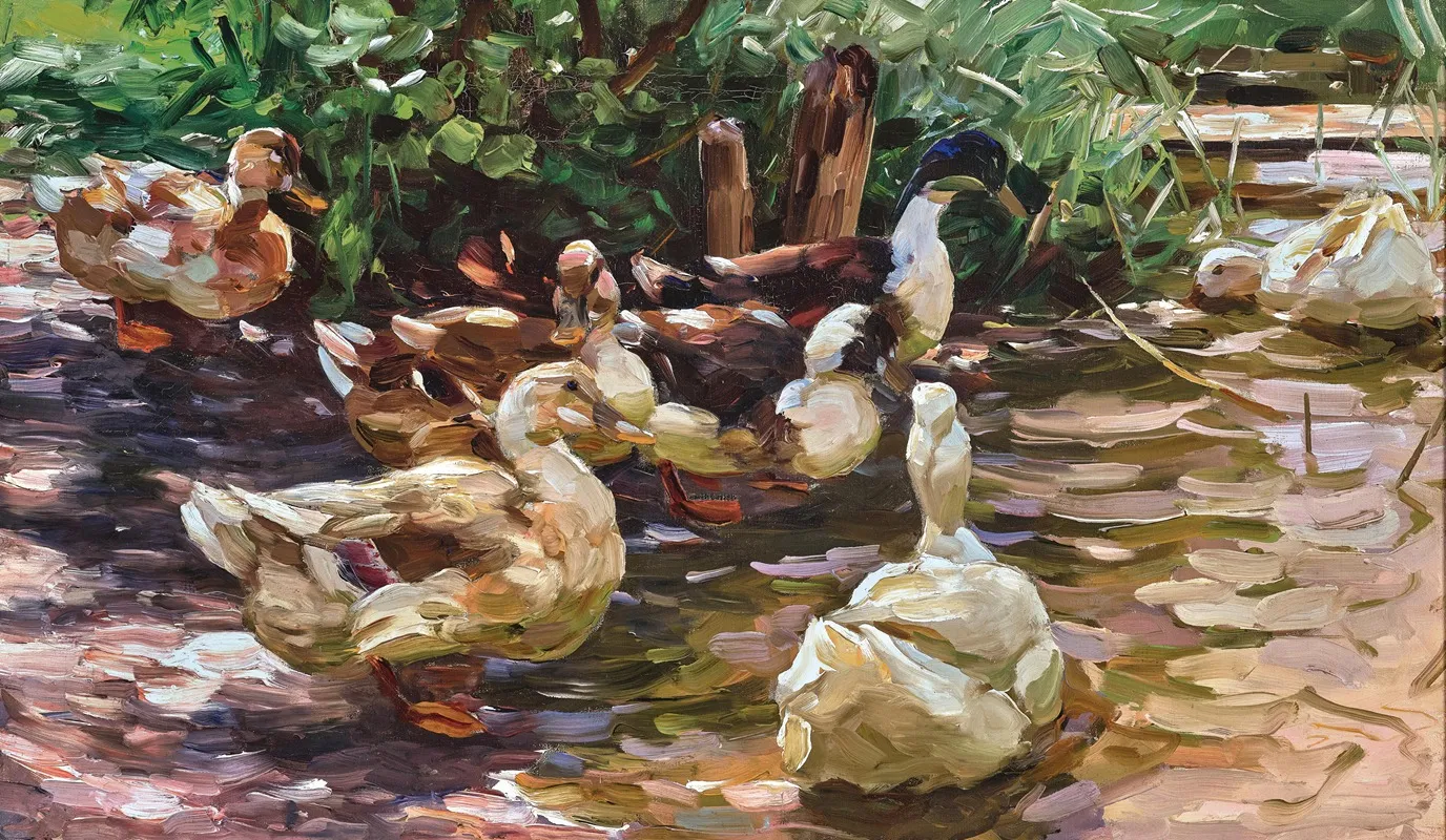 Sunny Water by Alexander Koester - Canvas Print