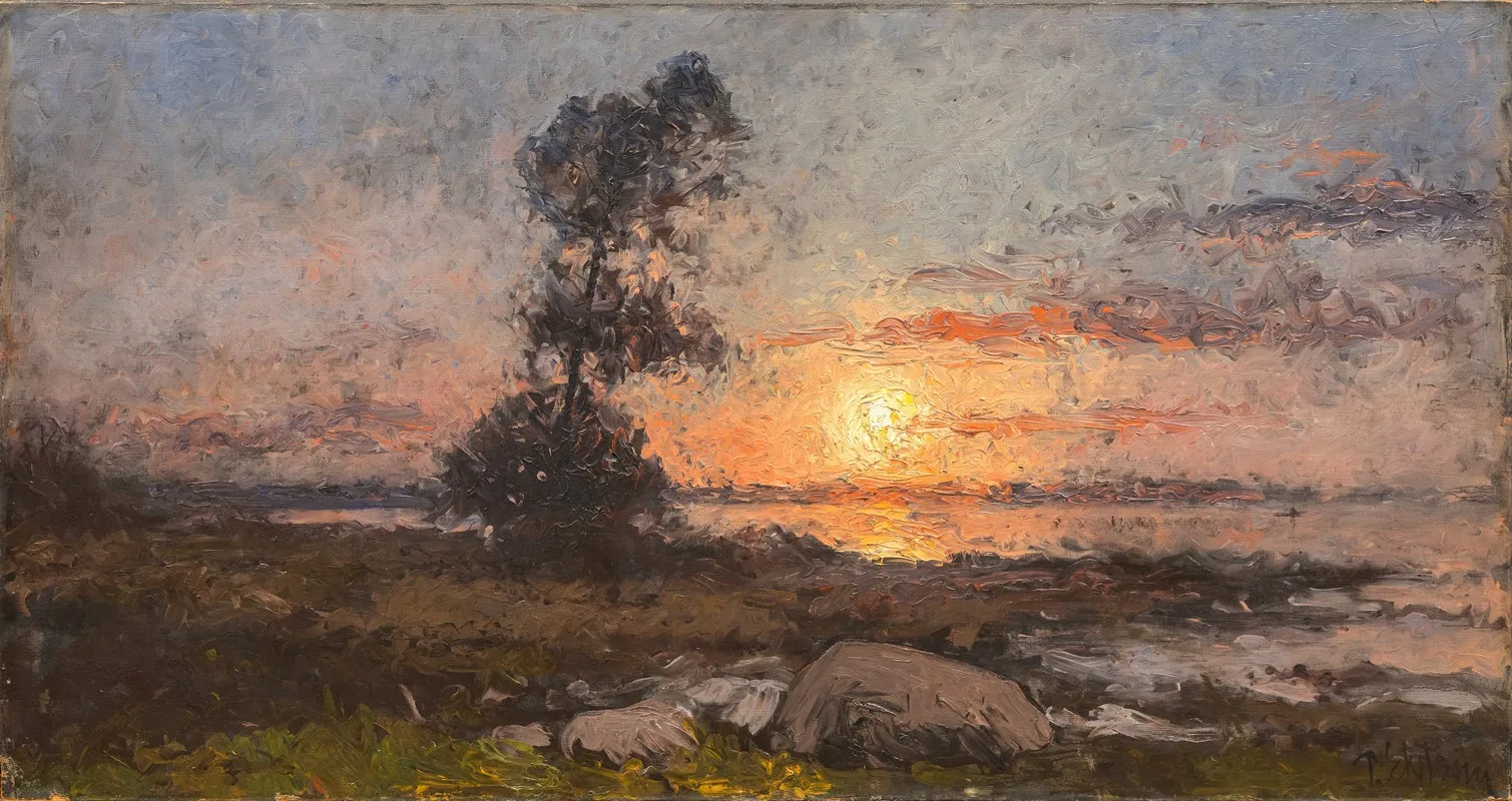 Sunset 29 by Per Ekström - Canvas Print