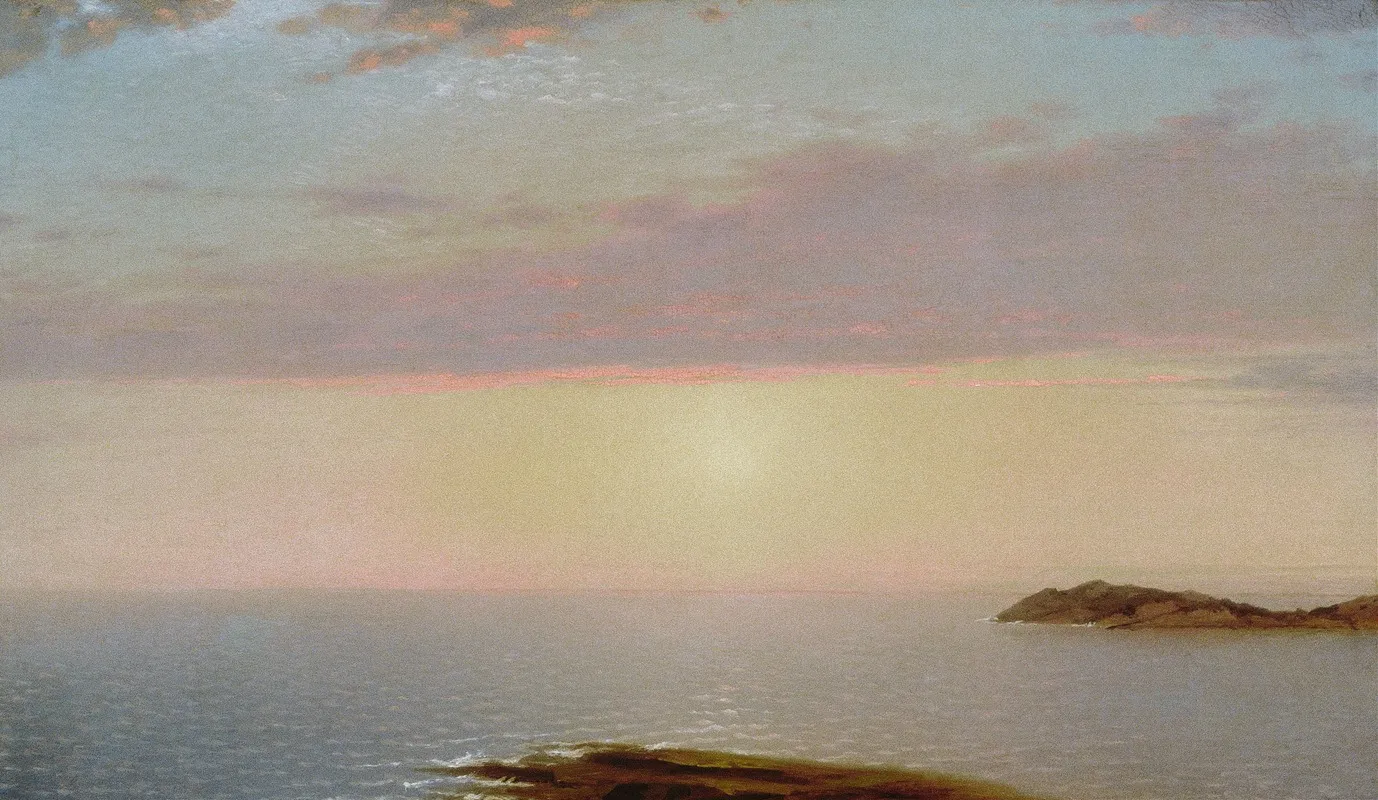 Sunset 2 by John Frederick Kensett - Canvas Print