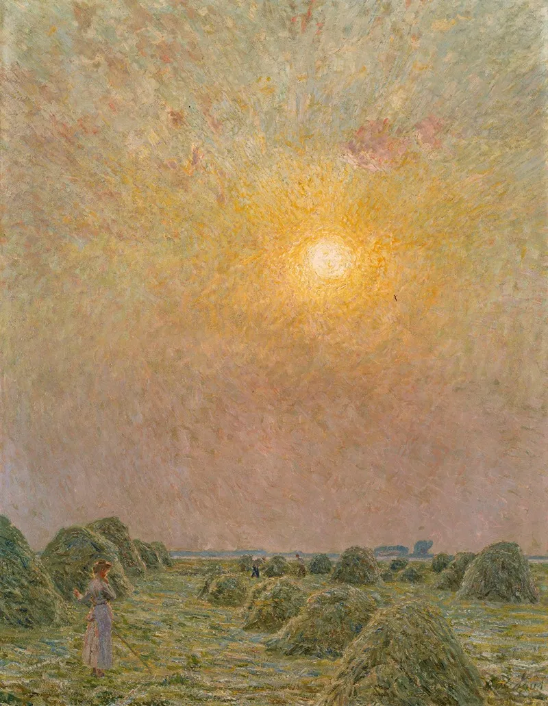 Sunset 48 by Emile Claus - Canvas Print