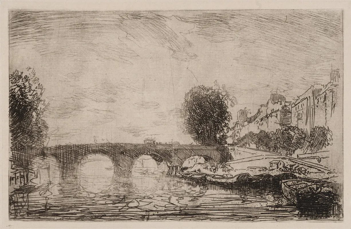 Sunset At Pont Marie