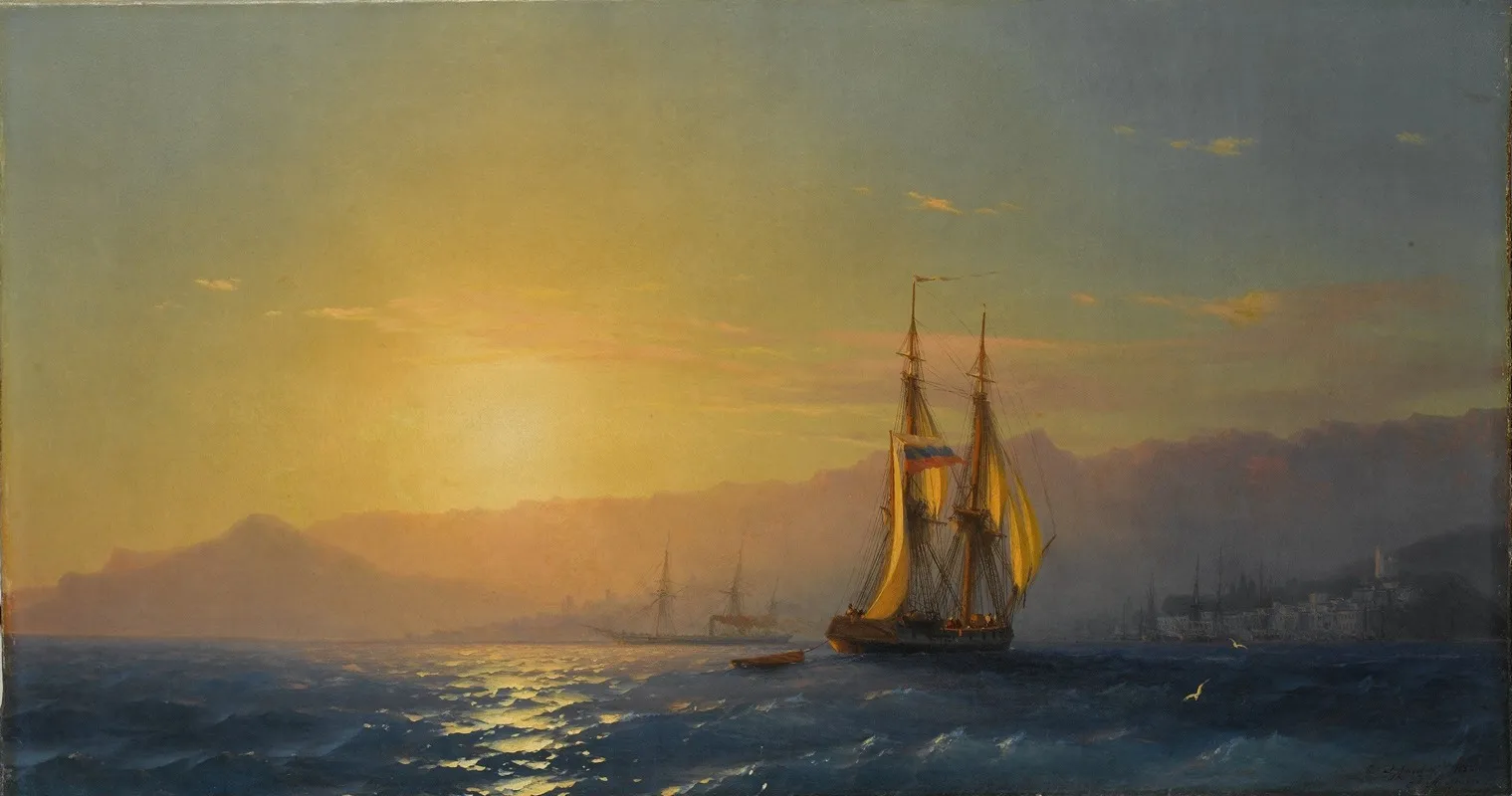 Sunset At Sea 3