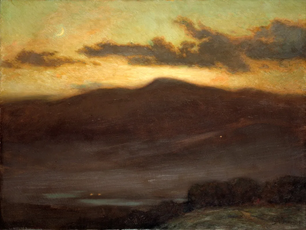 Sunset Mount Mcintyre by James Henry Moser - Canvas Print