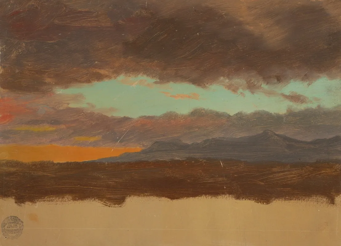 Sunset Over Hudson Valley