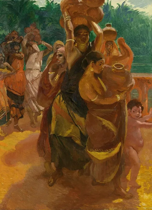 Sur Le Pont De Trichinopoly Inde