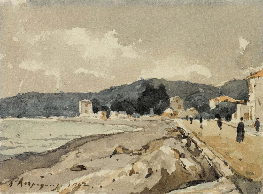 Sur Les Bords De La Mer A Nice