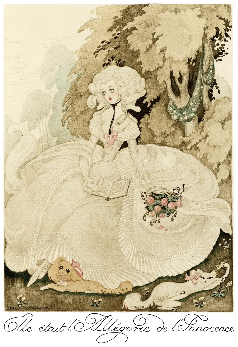 Sur Talons Rouges Pl 09 by Gerda Wegener - Canvas Print
