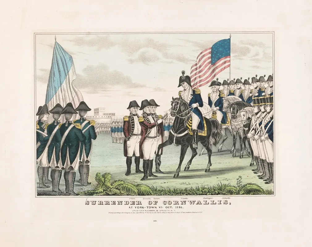 Surrender Of Cornwallis At York Town Va Oct 1781