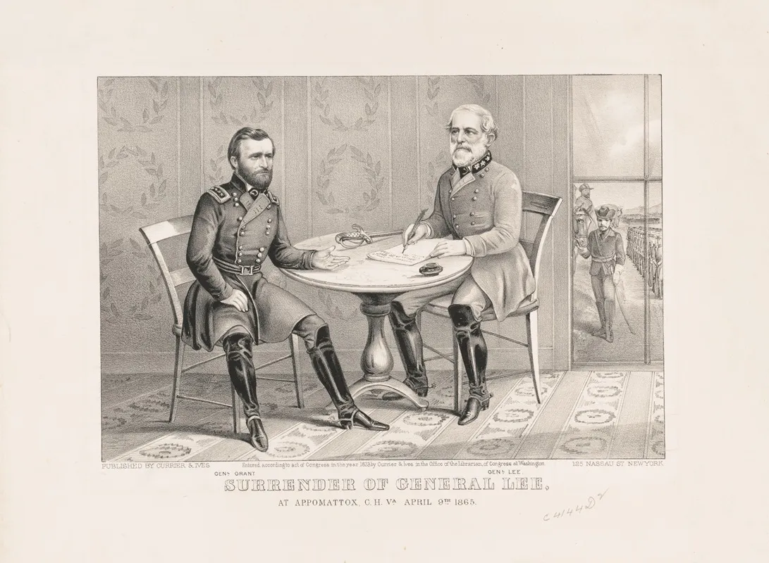 Surrender Of General Lee At Appomattox C H Va April 9th 1865 2