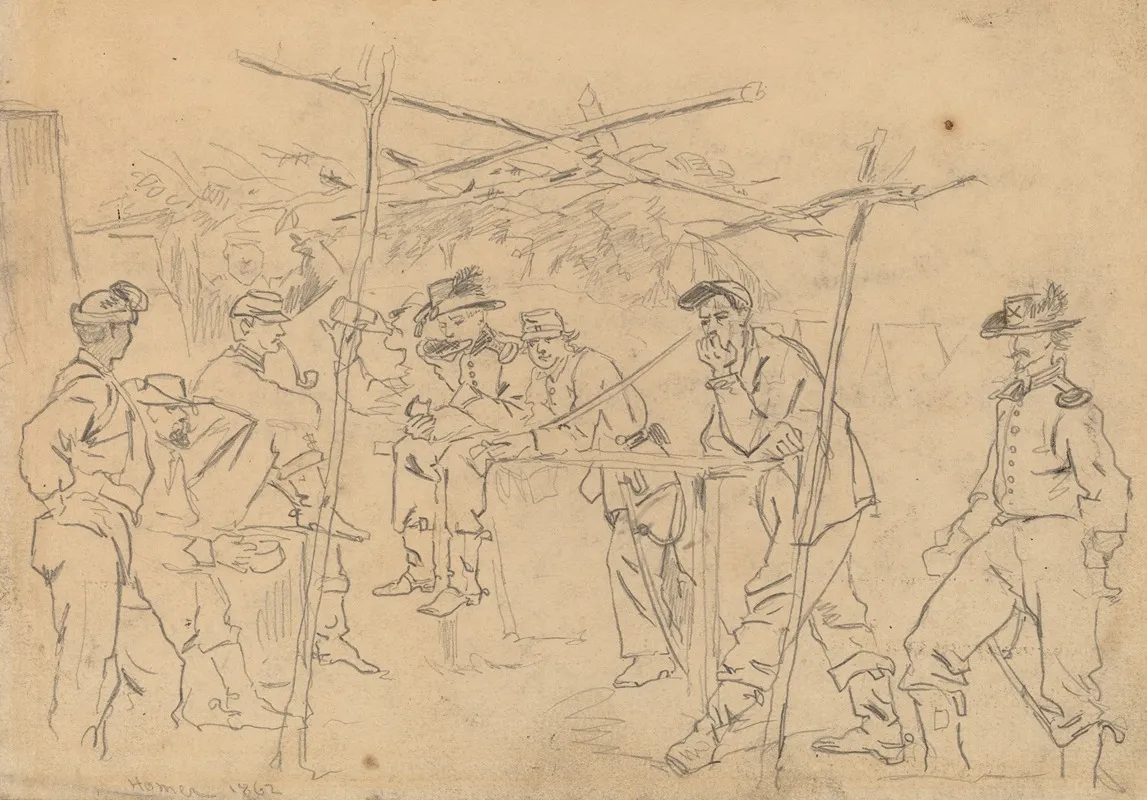 Sutlers Tent 3rd Pennsylvania Cavalry Recto