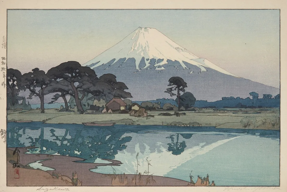 Suzukawa by Yoshida Hiroshi - Canvas Print