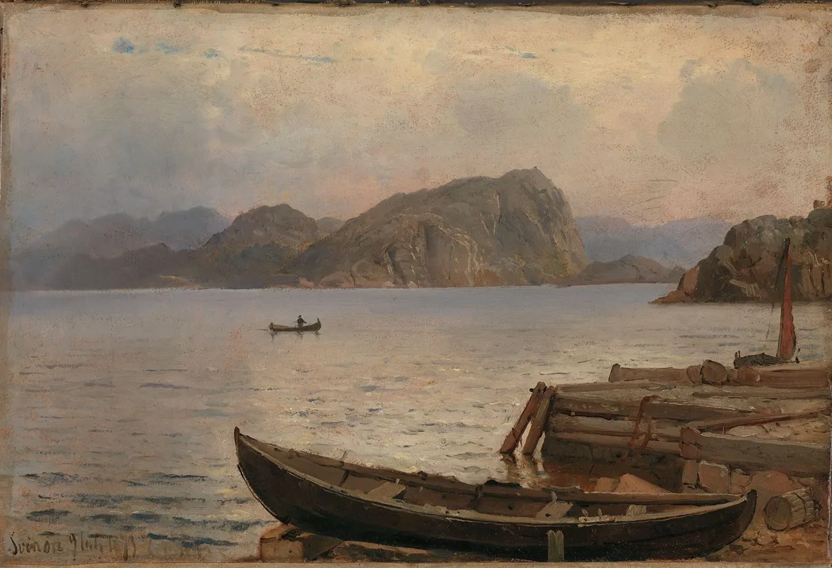 Svinor by Carl Frederik Sørensen - Canvas Print