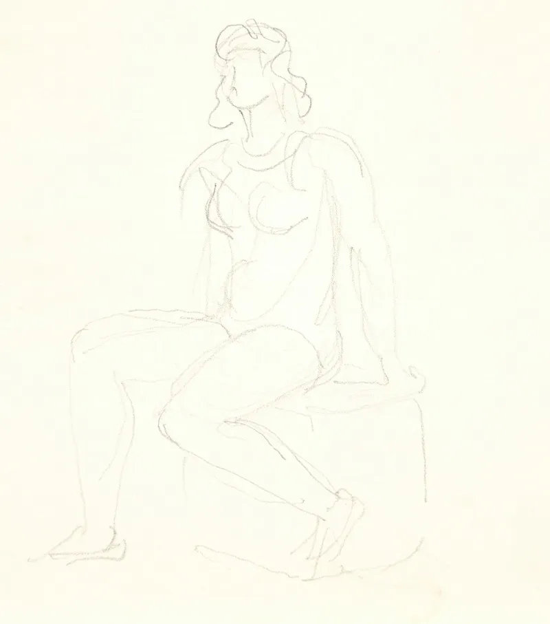 Svommersken Ragnhild Hveger by Svend Rathsack - Canvas Print