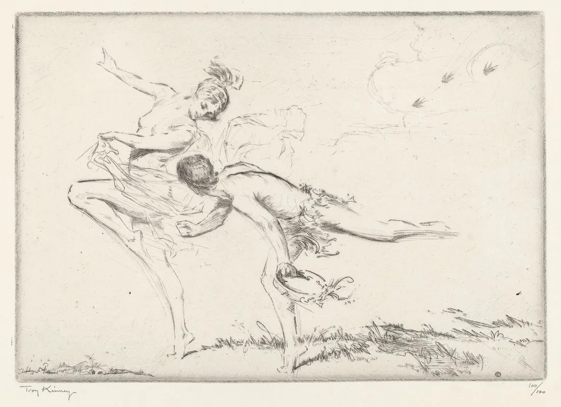 Swallows 2 by Troy Kinney - Canvas Print