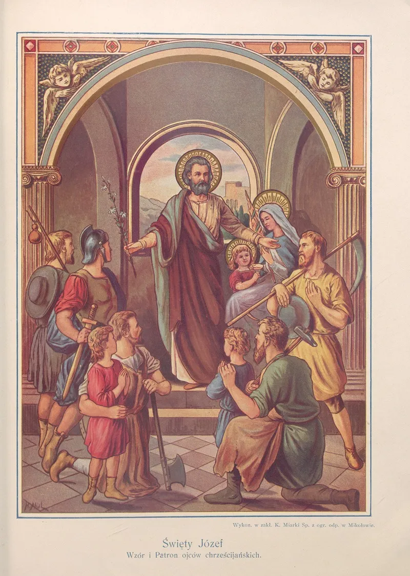 Swiety‎ ‎jozef by Otto Bitschnau - Canvas Print