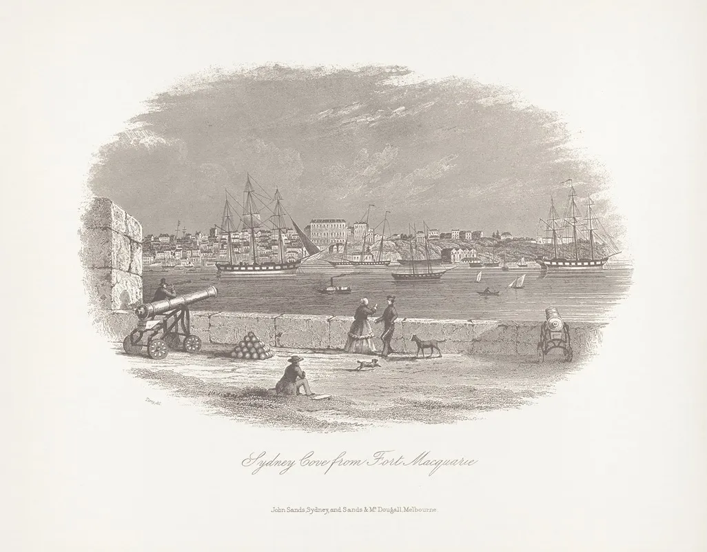 Sydney Cove From Fort Macquarie