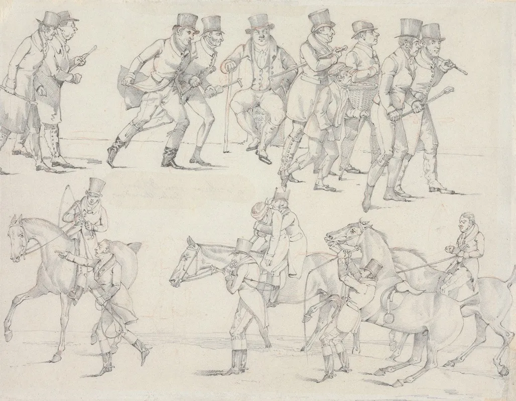 Symptoms Of A Few Neat Ones Going To A Mill Of Returning From The Epping Hunt
