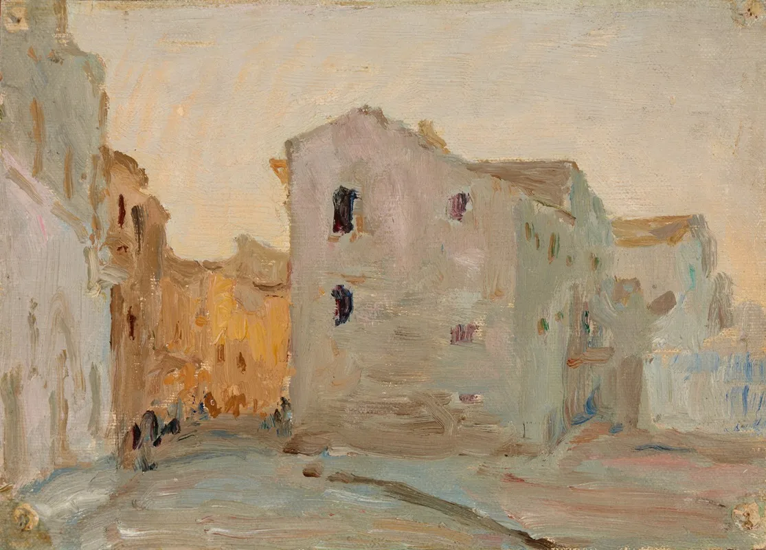 Syracuse Architectural Fragment by Jan Ciągliński - Canvas Print