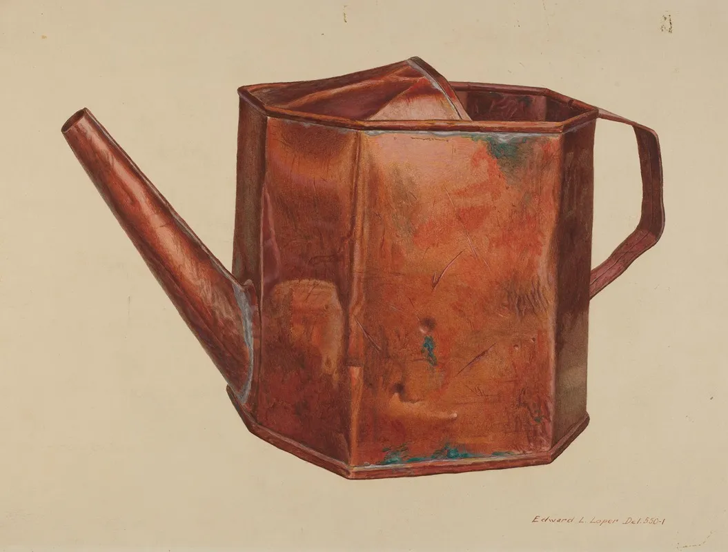 Syrup Cruet by Edward L. Loper - Canvas Print