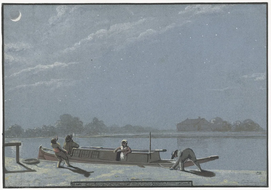 T Aankomen Der Weesper Schuit Aan De Buiten Amstel Dagboek 19 November