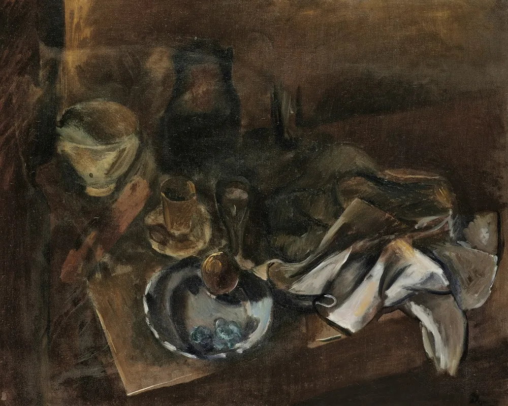 Table Garnie by André Derain - Canvas Print