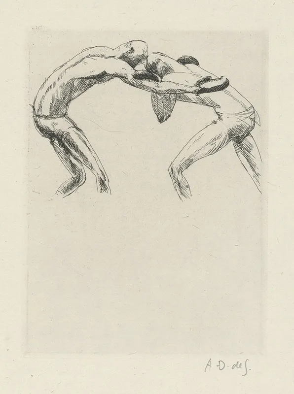 Tableau De La Boxe Illustre De 29 Gravures A Leau Forte Pl 49