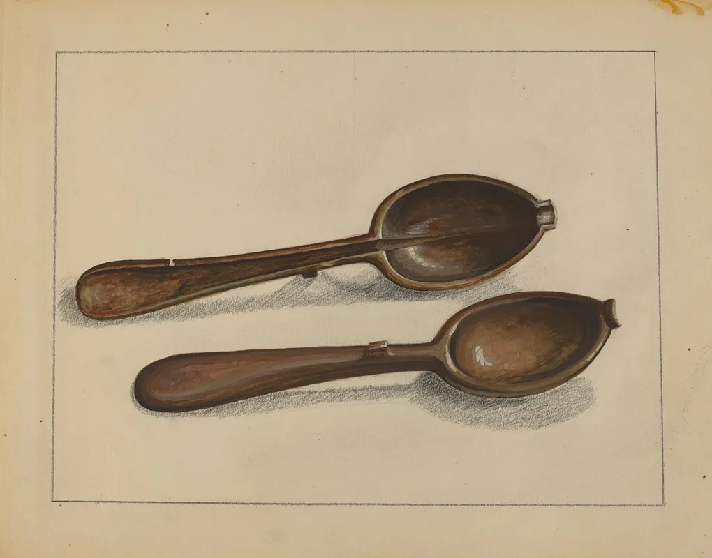Tablespoon Mold by Jules Lefevere - Canvas Print