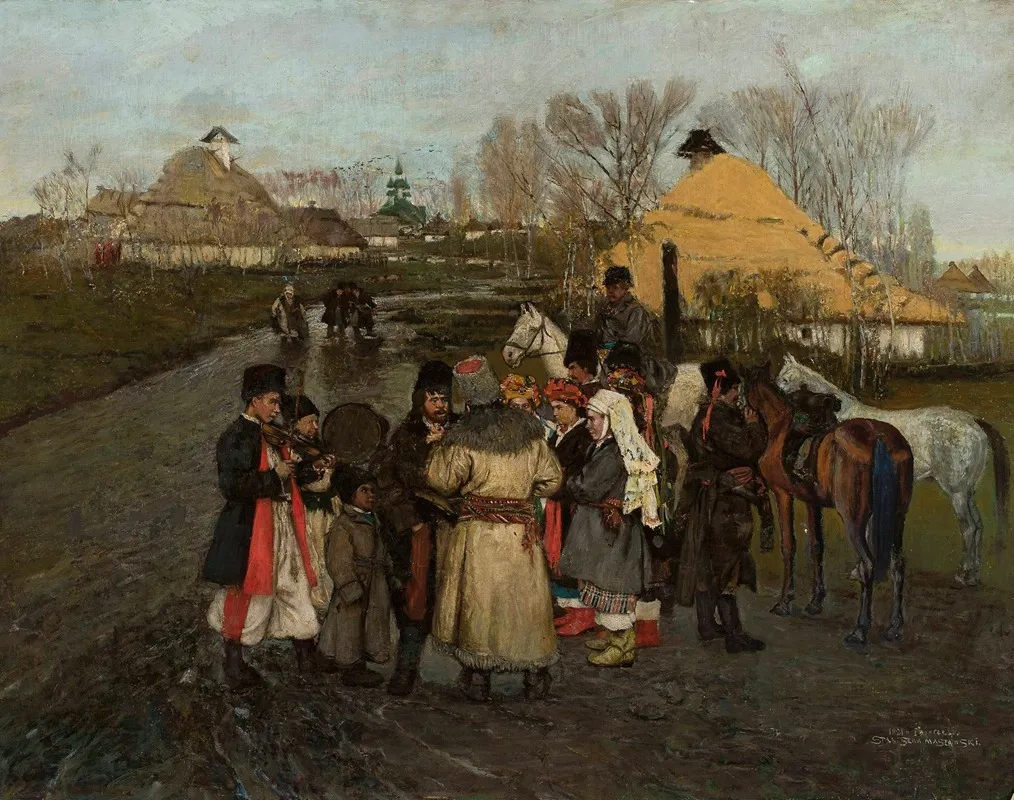 Talking On A Rural Road