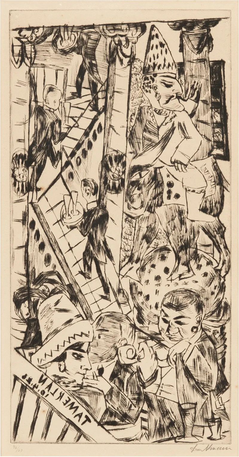 Tamerlan 3 by Max Beckmann - Canvas Print