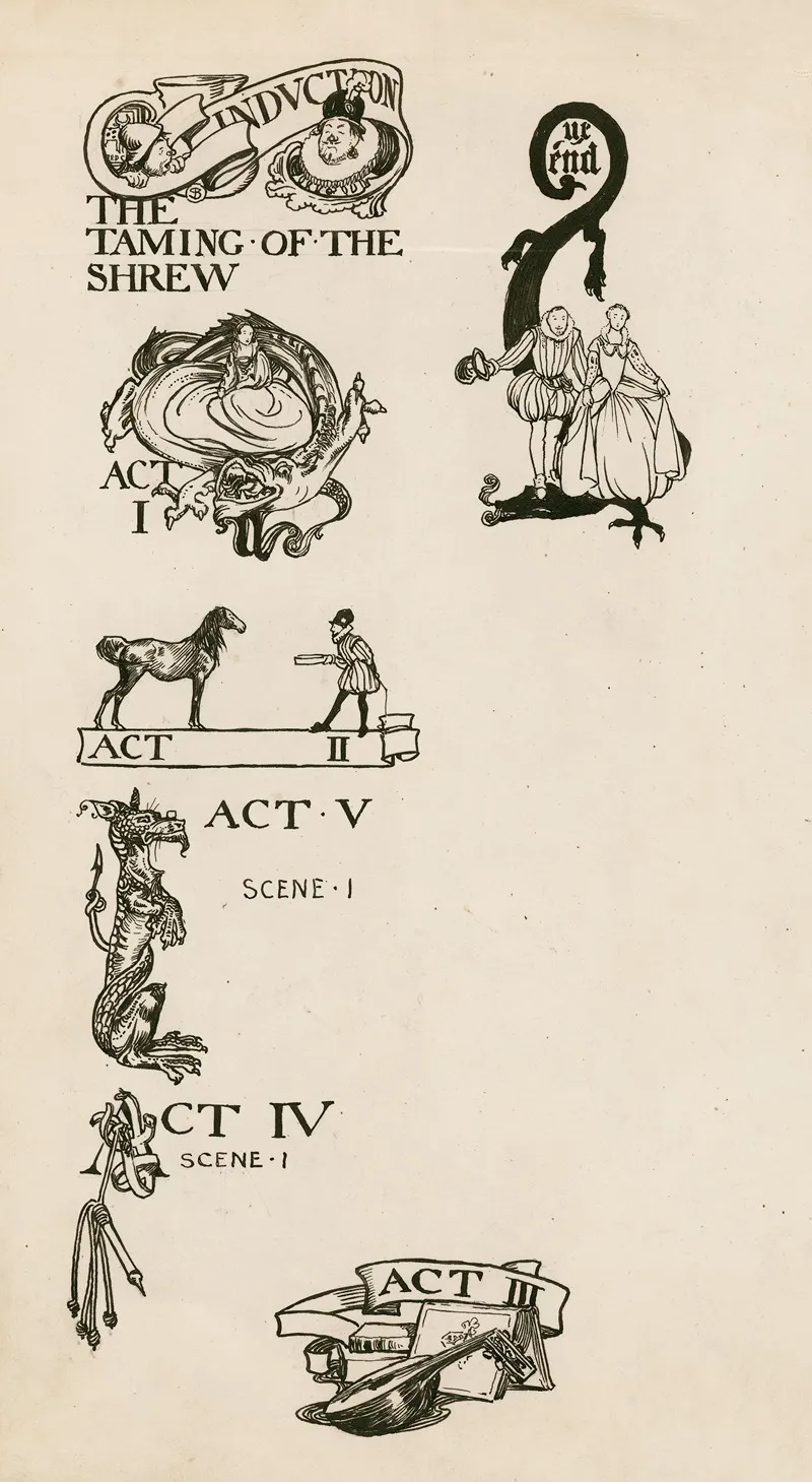 Taming Of The Shrew Headings