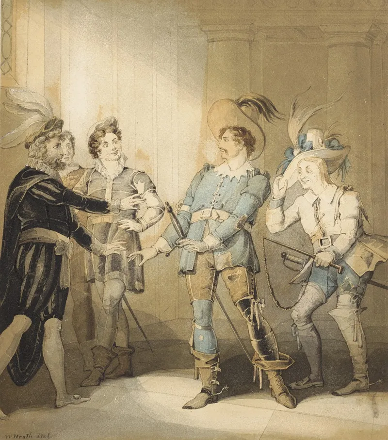 Taming Of The Shrew Iii 2 by William Heath - Canvas Print