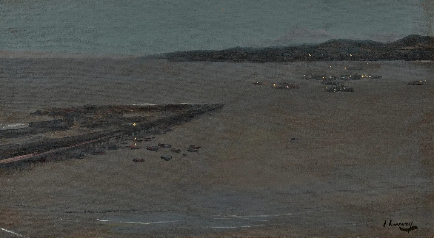 Tangier Bay At Night