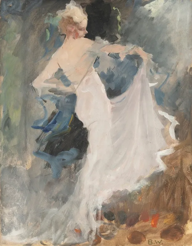 Tanzerin 6 by Brynolf Wennerberg - Canvas Print