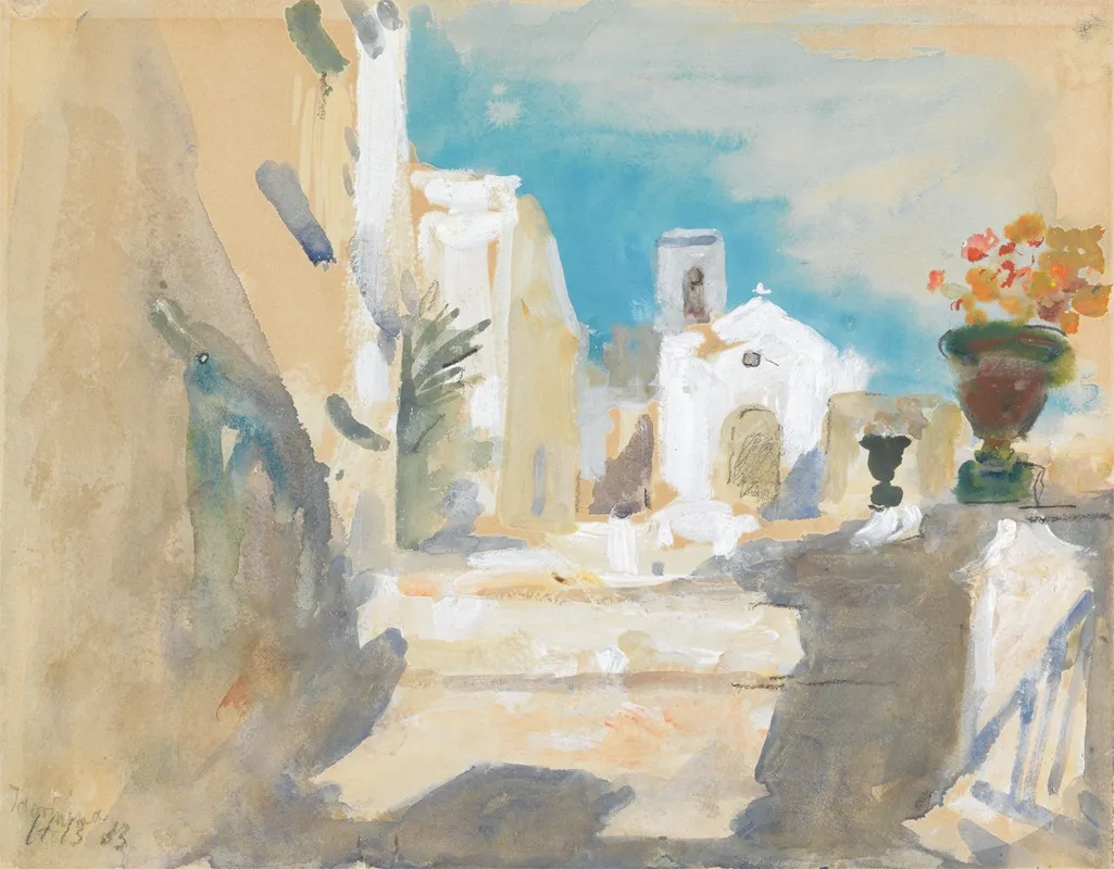 Taormina 2 by Hercules Brabazon Brabazon - Canvas Print