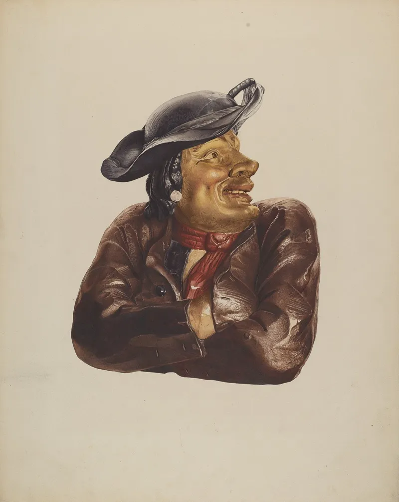 Tavern Figure by Henry Murphy - Canvas Print