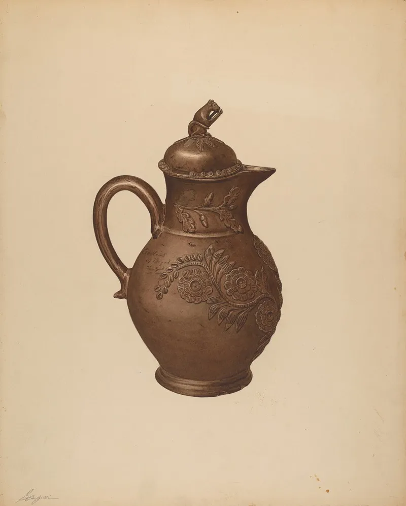 Teapot 18 by Giacinto Capelli - Canvas Print