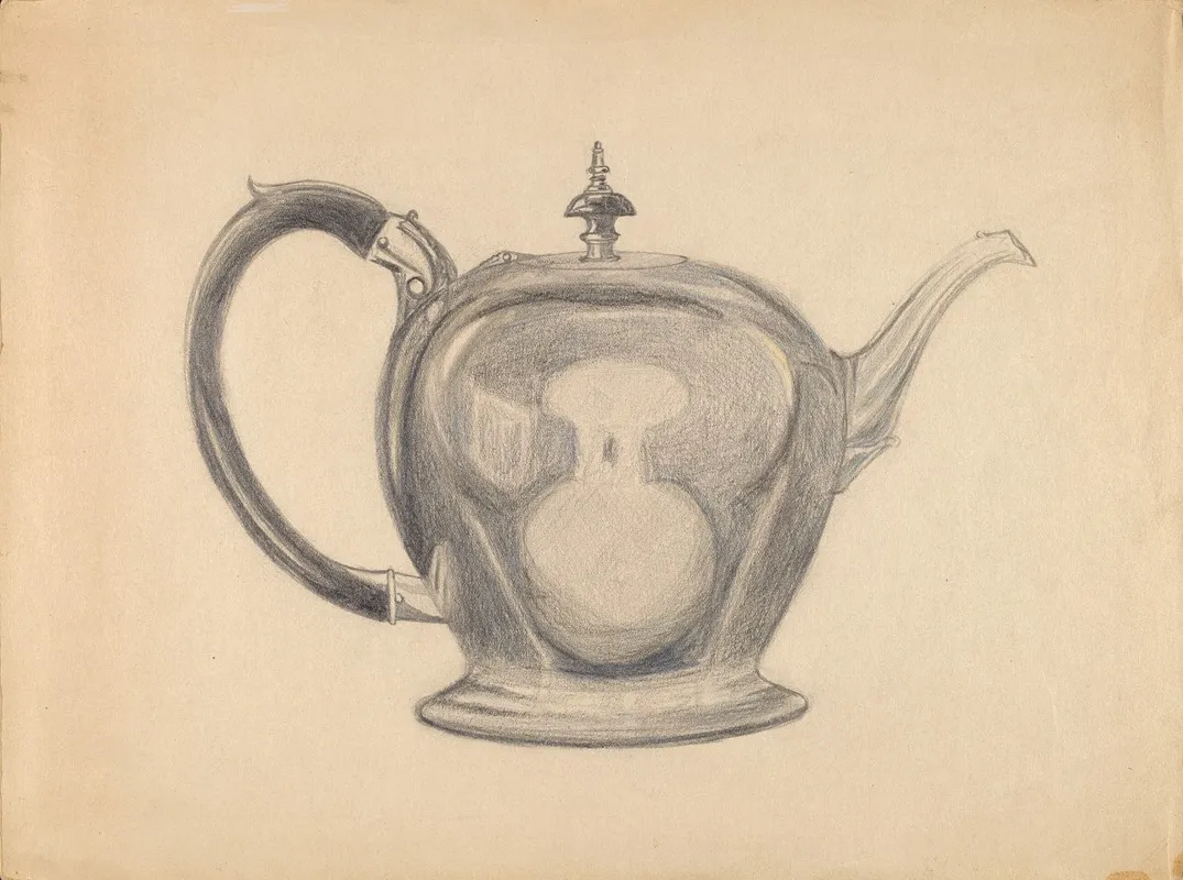 Teapot 23 by John Garay - Canvas Print