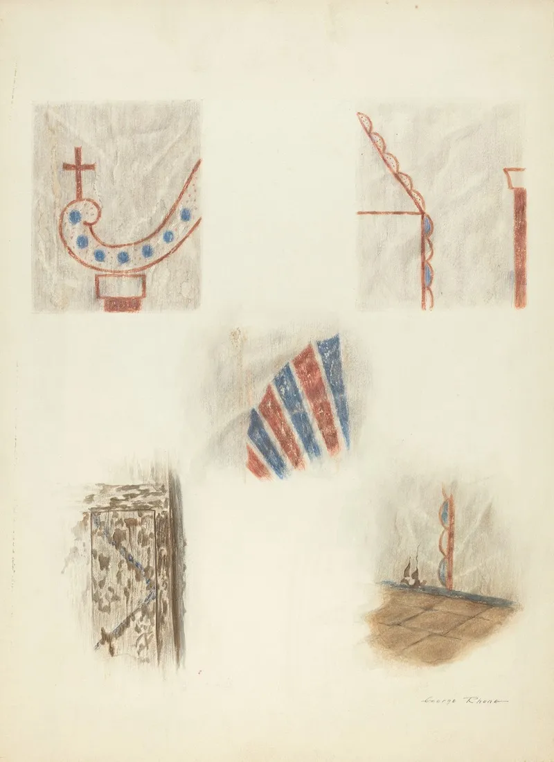 Technique Demonstration 3 by George E. Rhone - Canvas Print