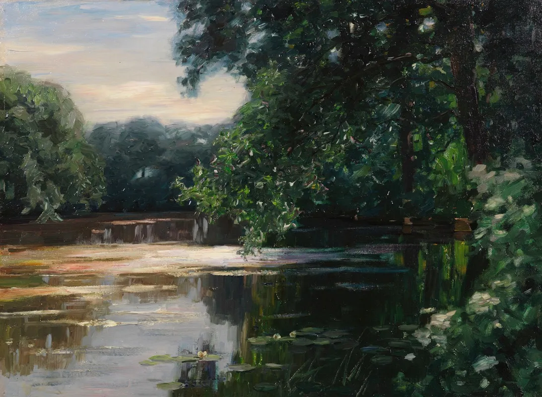 Teich Viktring by Alexander Koester - Canvas Print