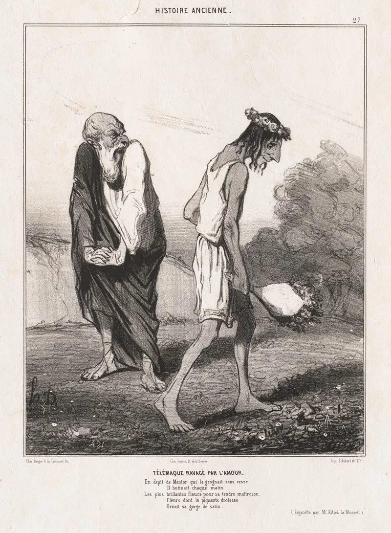 Telemachus Ravaged By Love