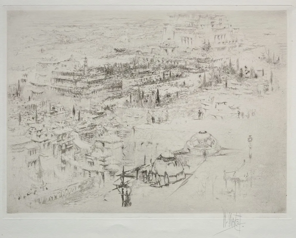 Temple Of Baal by William Walcot - Canvas Print