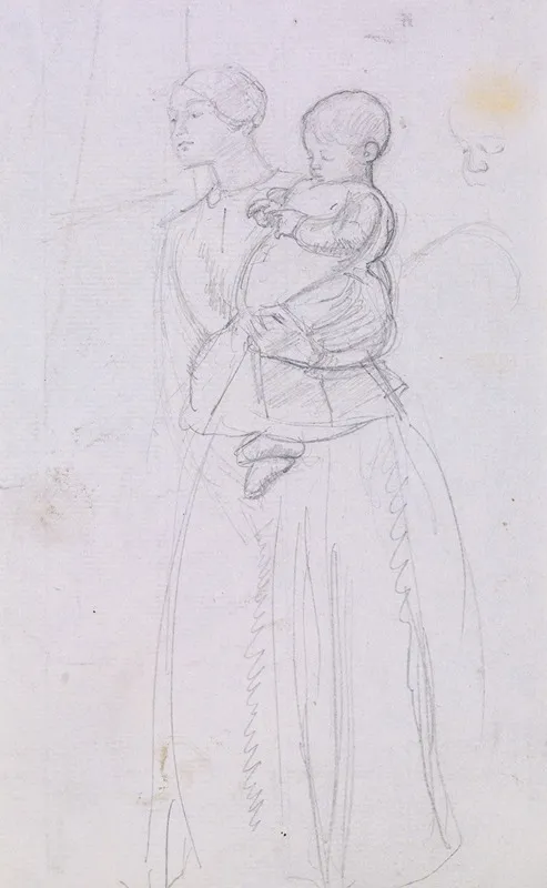 Tennysons The Lord Of Burleigh The Death Of Lady Burleigh Sketch Of The Nurse And Boy