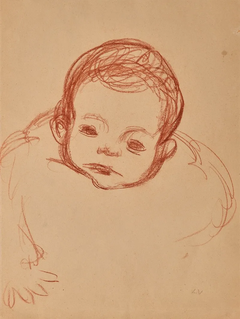 Tete De Bebe by Louis Valtat - Canvas Print