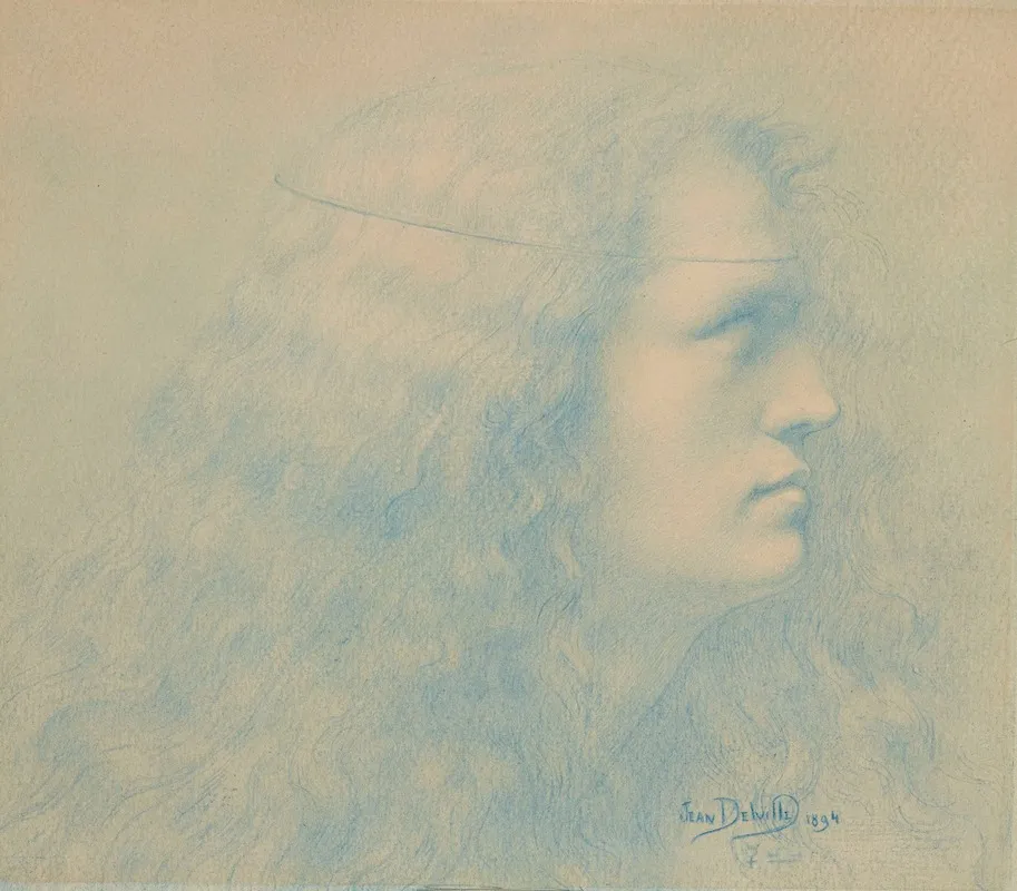 Tete De Femme De Profil Ou Parsifal